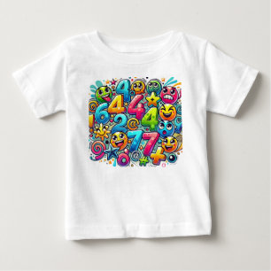 Färg pop Siffror 2026 – Emoji Math Madness T Shirt