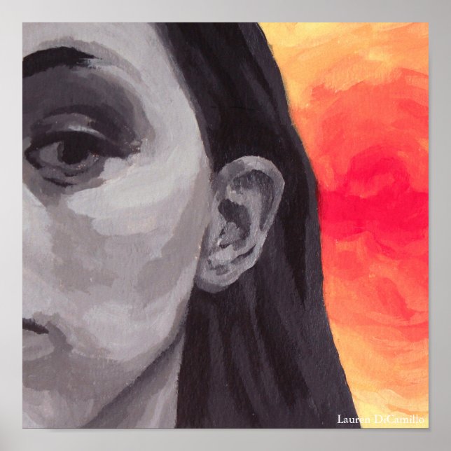 Färg Porträtt Poster (Framsidan)