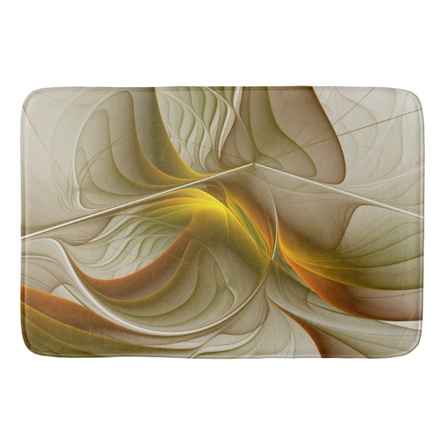 Färg Precious Metall, Abstrakt Fractal Art Badrumsmatta (Framsidan)