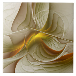 Färg Precious Metall, Abstrakt Fractal Art Kakelplatta