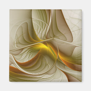 Färg Precious Metall, Abstrakt Fractal Art Magnet
