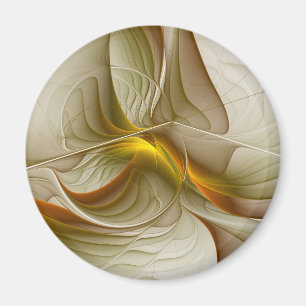 Färg Precious Metall, Abstrakt Fractal Art Magnet