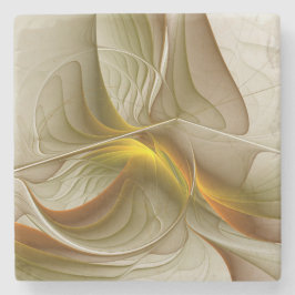 Färg Precious Metall, Abstrakt Fractal Art Stenunderlägg