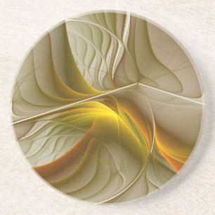 Färg Precious Metall, Abstrakt Fractal Art Underlägg