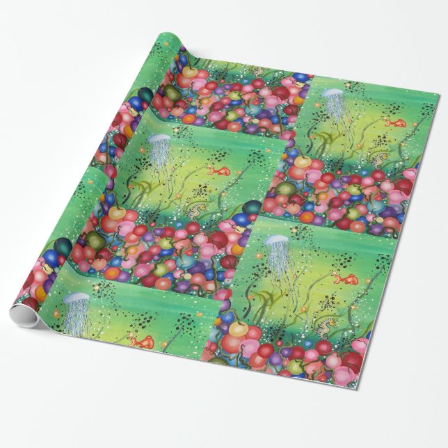 Färg Presentpapper (Utrullad)