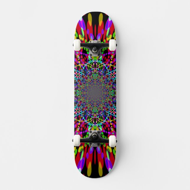 Färg-punkter 3 Skateboard Bräda 21,5 Cm (Framsida)