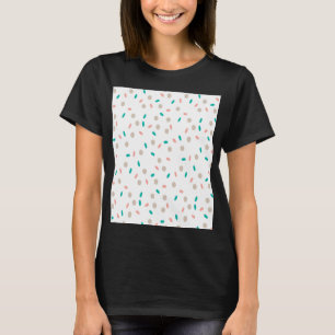 Färg-punkter och Chaos-chiffon överst T Shirt