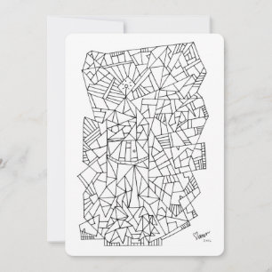 Färg Puzzle-presentkort helgdag-raketen teckning r Julkort