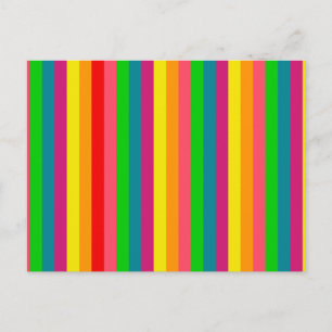 Färg Rainbow Rand Decor Vykort