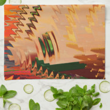 Färg rast med zig zag- eller vågkoffekt, kök till