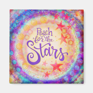 Färg Reach för stjärninspiration Magnet