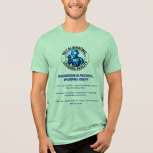 Färg Rebotisk Bearbetning T Shirt