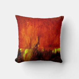 Färg RED Dekorativ kudde av Leanne Venier