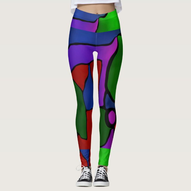 Färg redan leggings (Framsida)