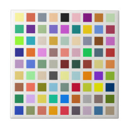 Färg, regnbåge och mer - 81 nyanser kakelplatta