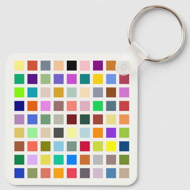Färg, regnbåge och mer - 81 nyanser nyckelring (Baksida)
