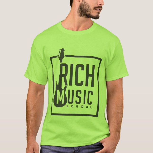 Färg Rik Music School T-Shirt (Framsida)