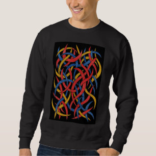 Färg Rörelse Basic Tröja Lång Ärmad Tröja