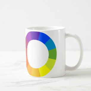 färg rullar kaffemugg