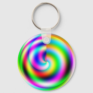 Färg rullar Keychain Nyckelring