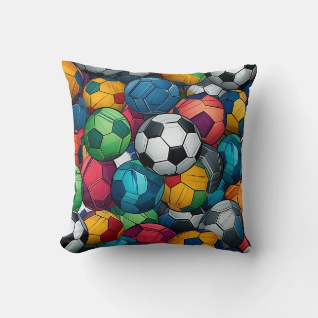 "Färg Rush - Ocer Ball Mönster Pillow" Kudde (Framsida)