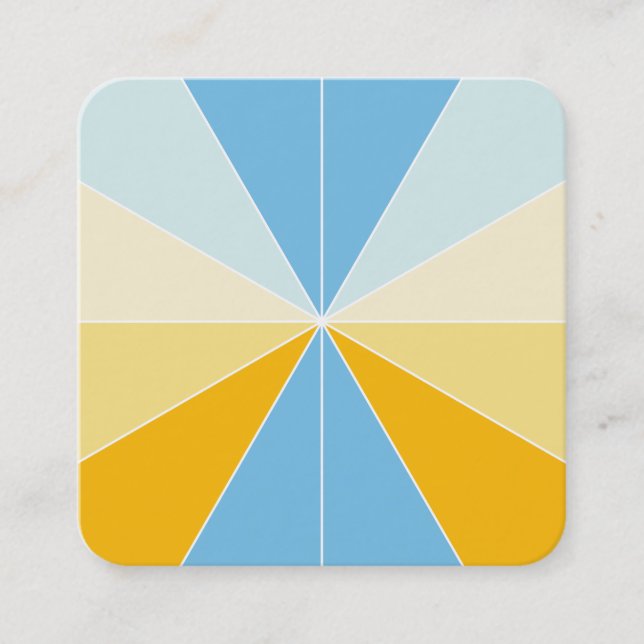 Färg-segment 04 fyrkantigt visitkort (Framsida)