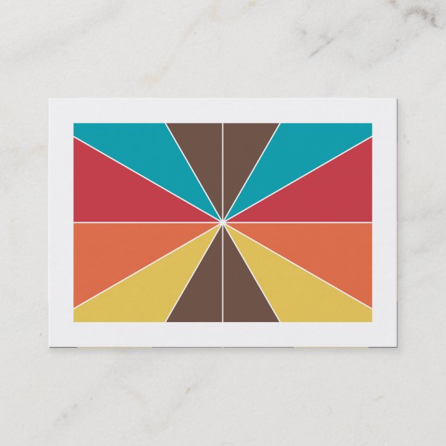 Färg-segment 05 (gränser) visitkort (Framsida)