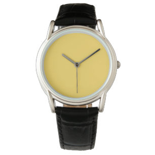 färg senap armbandsur