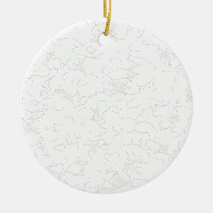 Färg senaste Anpassningsbar TextLogo Ceramic Ornam Julgransprydnad Keramik
