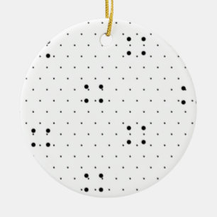 Färg senaste Anpassningsbar TextLogo Ceramic Ornam Julgransprydnad Keramik