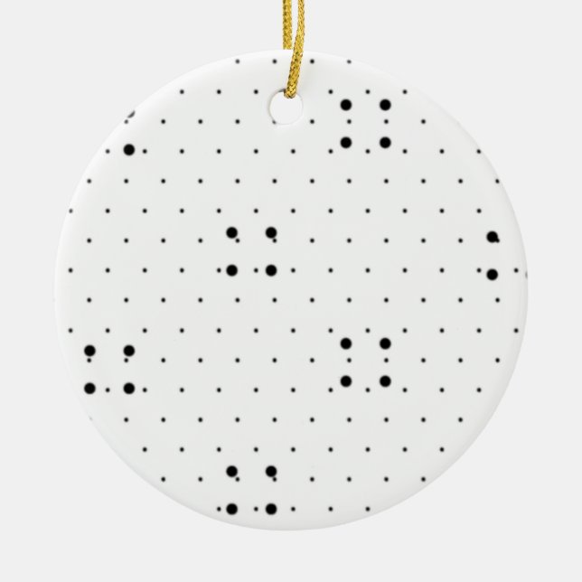Färg senaste Anpassningsbar TextLogo Ceramic Ornam Julgransprydnad Keramik (Framsidan)