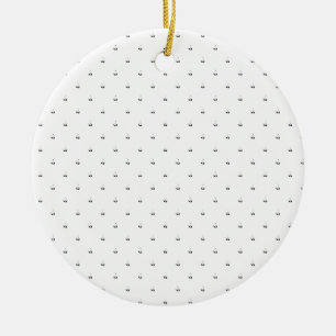 Färg senaste Anpassningsbar TextLogo Ceramic Ornam Julgransprydnad Keramik