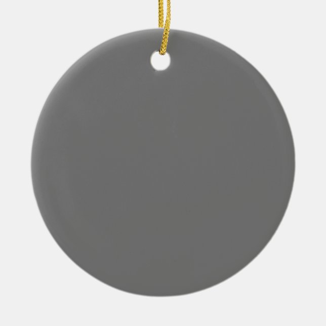 Färg senaste Anpassningsbar TextLogo Ceramic Ornam Julgransprydnad Keramik (Framsidan)