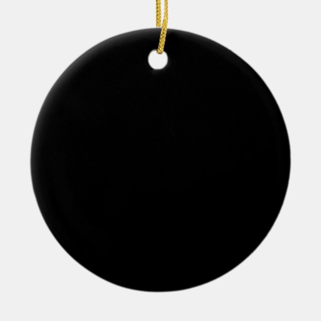 Färg senaste Anpassningsbar TextLogo Ceramic Ornam Julgransprydnad Keramik (Framsidan)