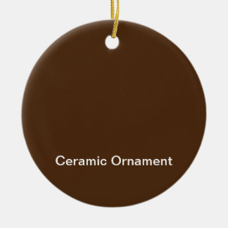 Färg senaste Anpassningsbar TextLogo Ceramic Ornam Julgransprydnad Keramik