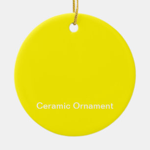 Färg senaste Anpassningsbar TextLogo Ceramic Ornam Julgransprydnad Keramik