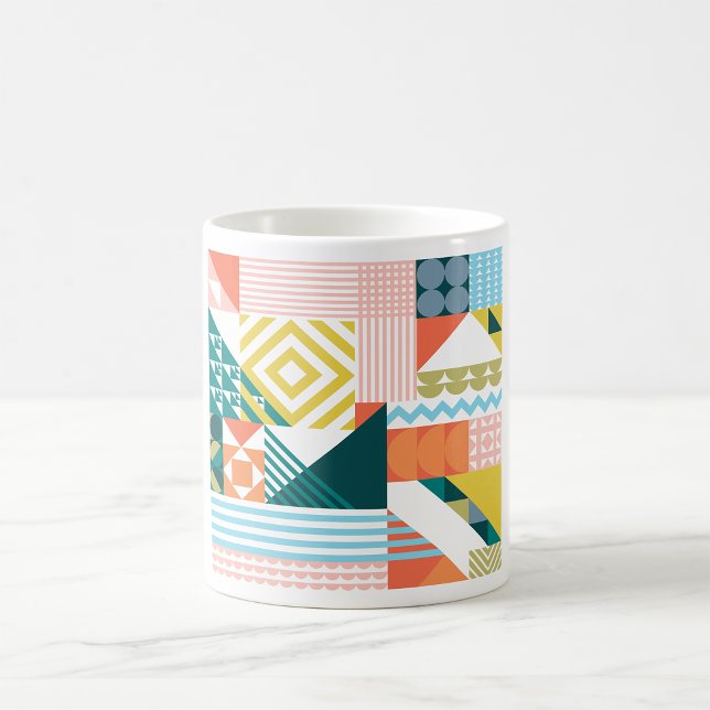 Färg Shapely Mönster Kaffemugg (Skapare uppladdad)