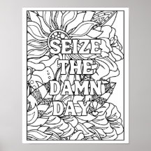 Färg själv Poster för fruktlösa själar