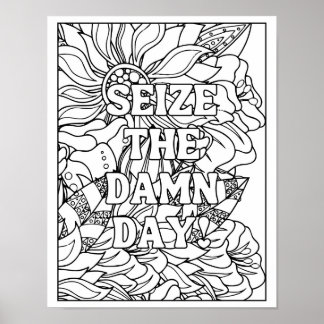 Färg själv Poster för fruktlösa själar