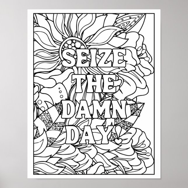 Färg själv Poster för fruktlösa själar (Framsidan)