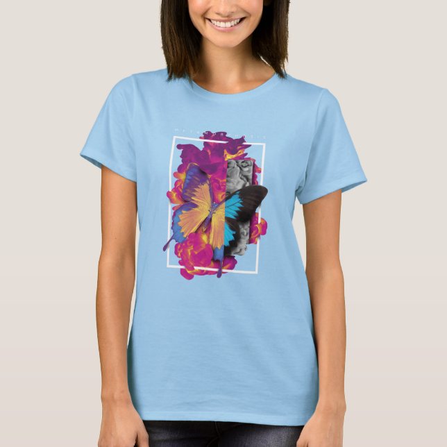 Färg Skift T Shirt (Framsida)