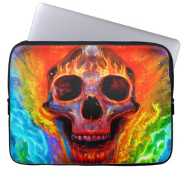 Färg Skull Laptop Fodral