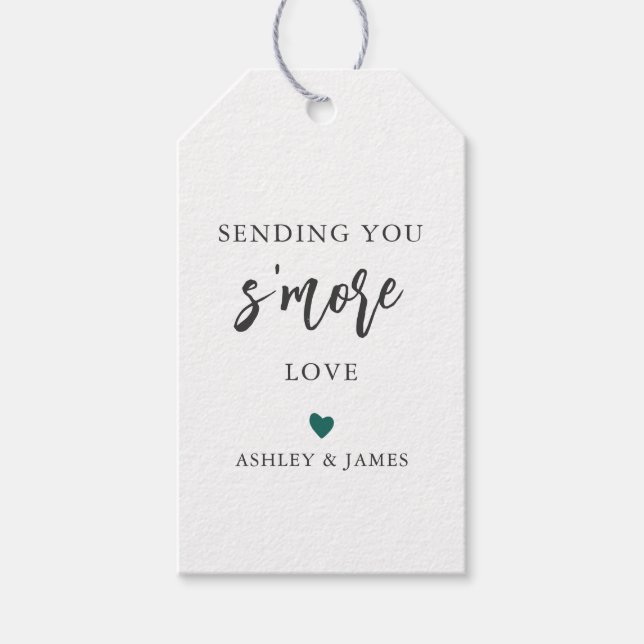 Färg som skickar dig mer Kärlek Märkre, Bröllop Presentetikett (Framsidan)