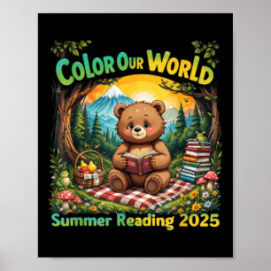 Färg: Sommarläsningsprogrammet för sommaren 2025 Poster