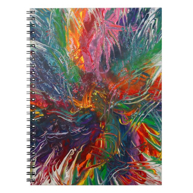 Färg Spectrum Pinjul Anteckningsbok (Framsidan)