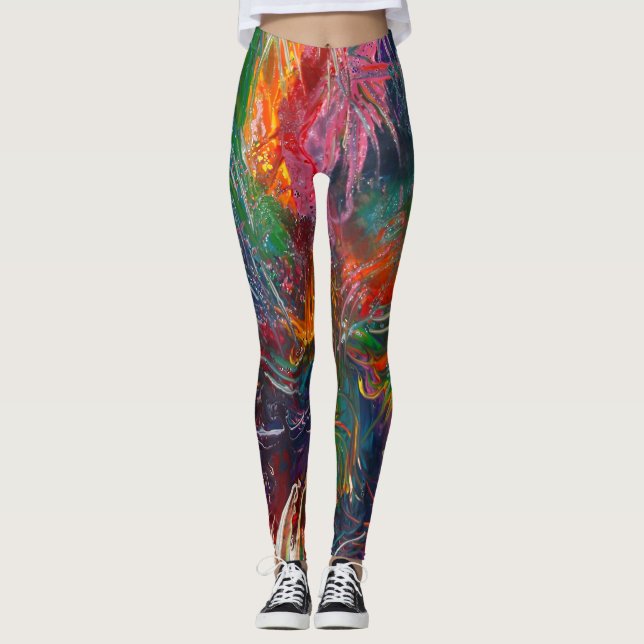 Färg Spectrum Pinjul Leggings (Framsida)