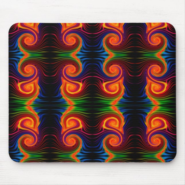 Färg Spectrum Swirl Mousepad Musmatta (Framsidan)