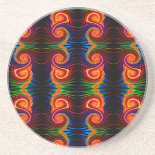 Färg Spectrum Swirl Underlägg Sandsten