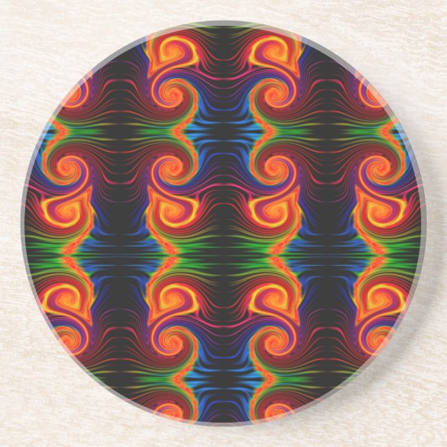 Färg Spectrum Swirl Underlägg Sandsten (Framsidan)