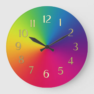 Färg Spectrum Watch Stor Klocka